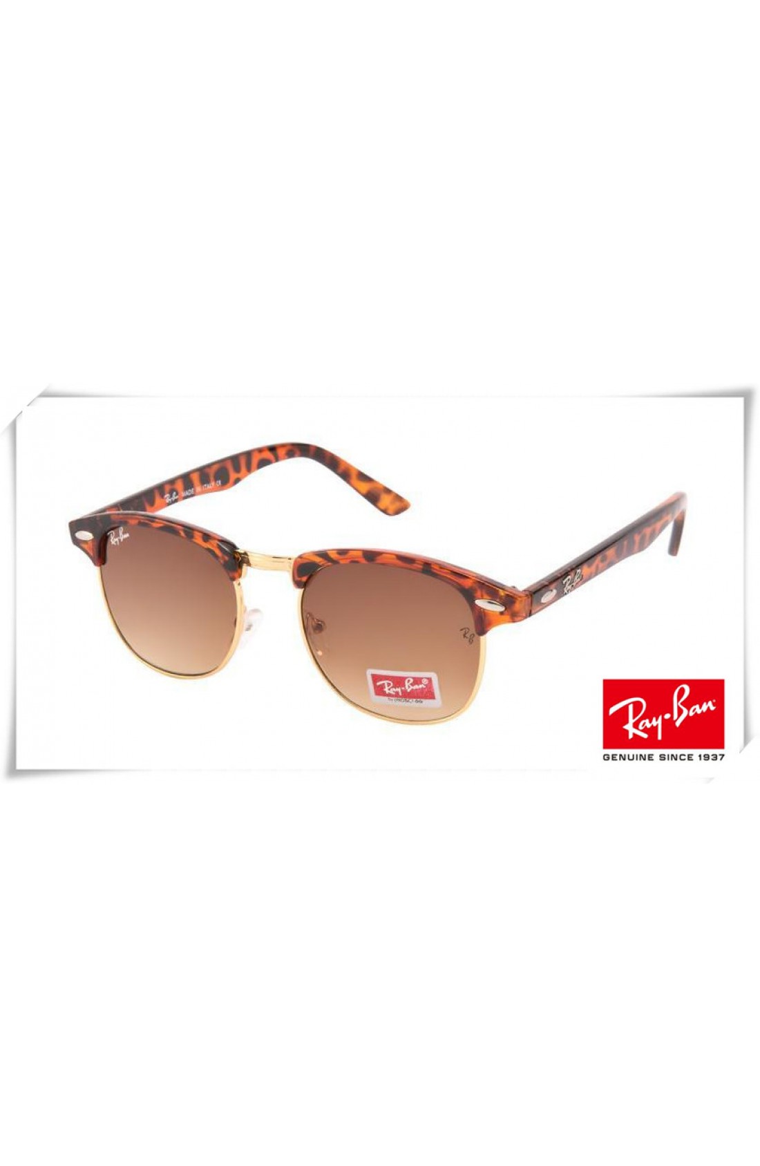 red clubmaster ray ban