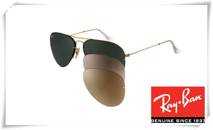 flip out ray ban aviator